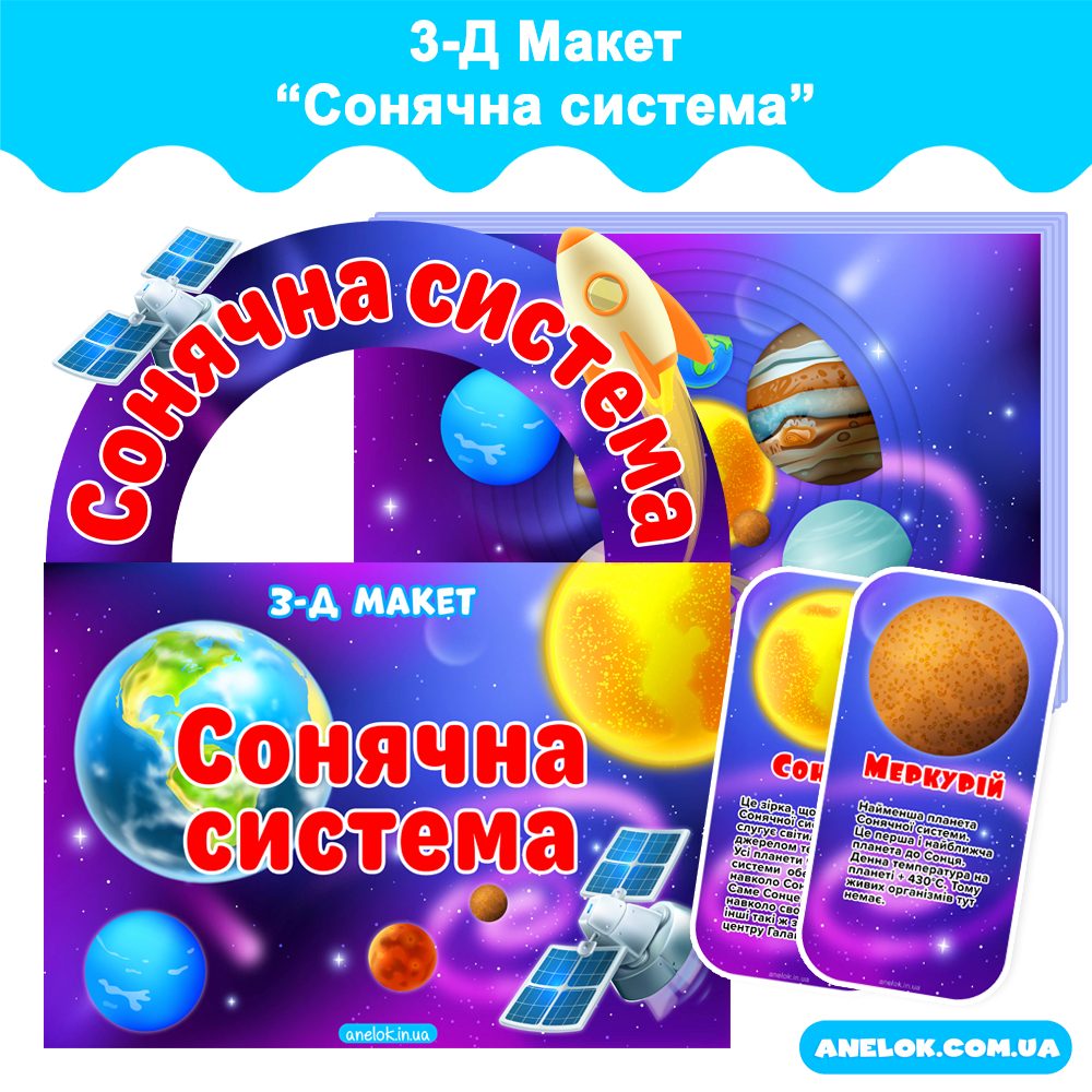 3-Д Макет Сонячна система