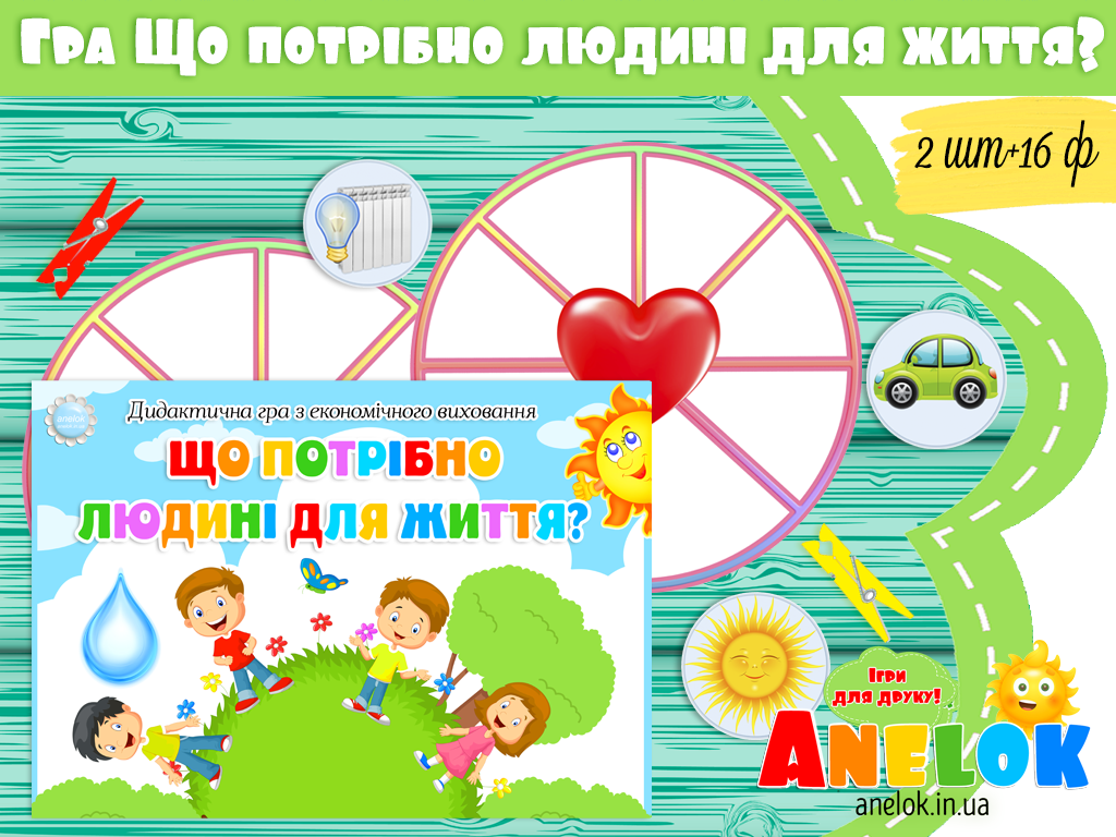 Економічна гра Що потрібно людині для життя?