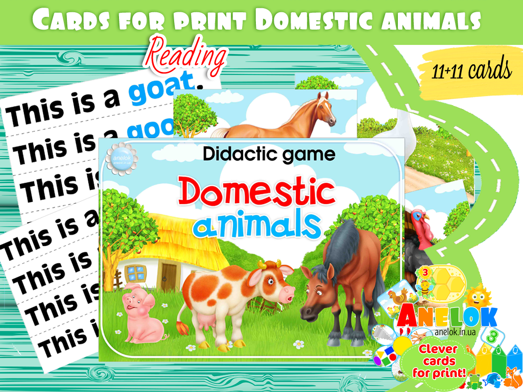 Didactic game Domestic animals