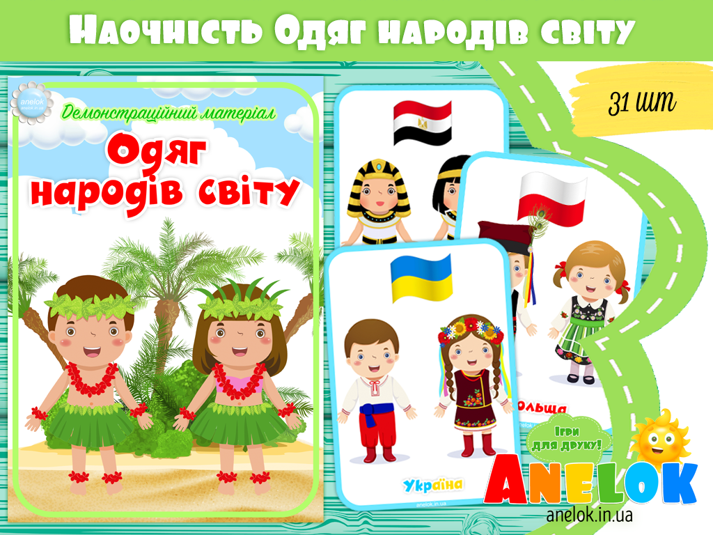 Демонстраційний матеріал Одяг народів світу