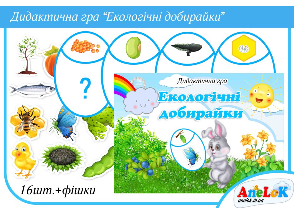 Дидактична гра Екологічні добирайки Анелок