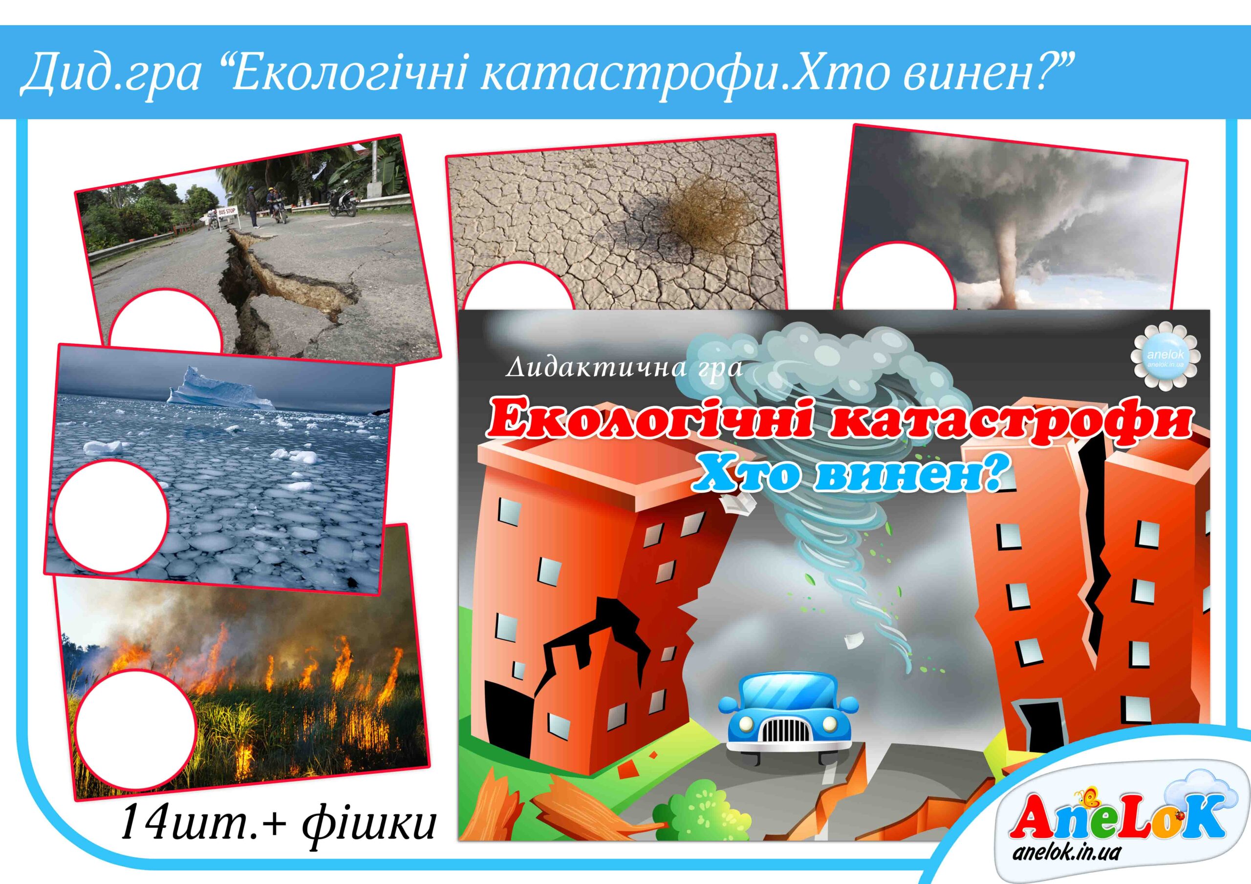 Дидактична гра Екологічні катастрофи. Хто винен?
