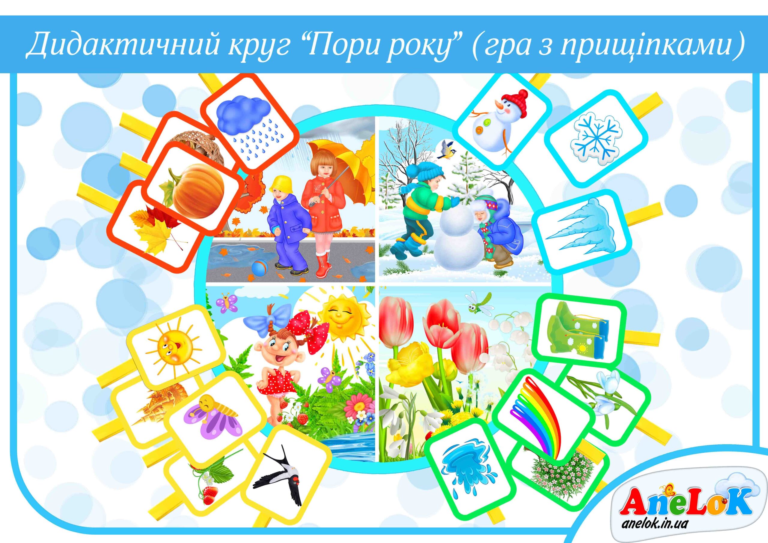 Дидактичний круг Пори року