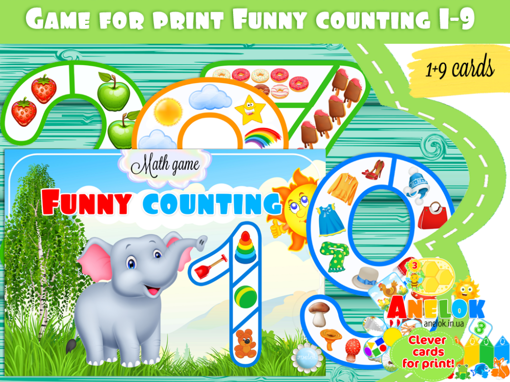 Math game Funny counting Анелок