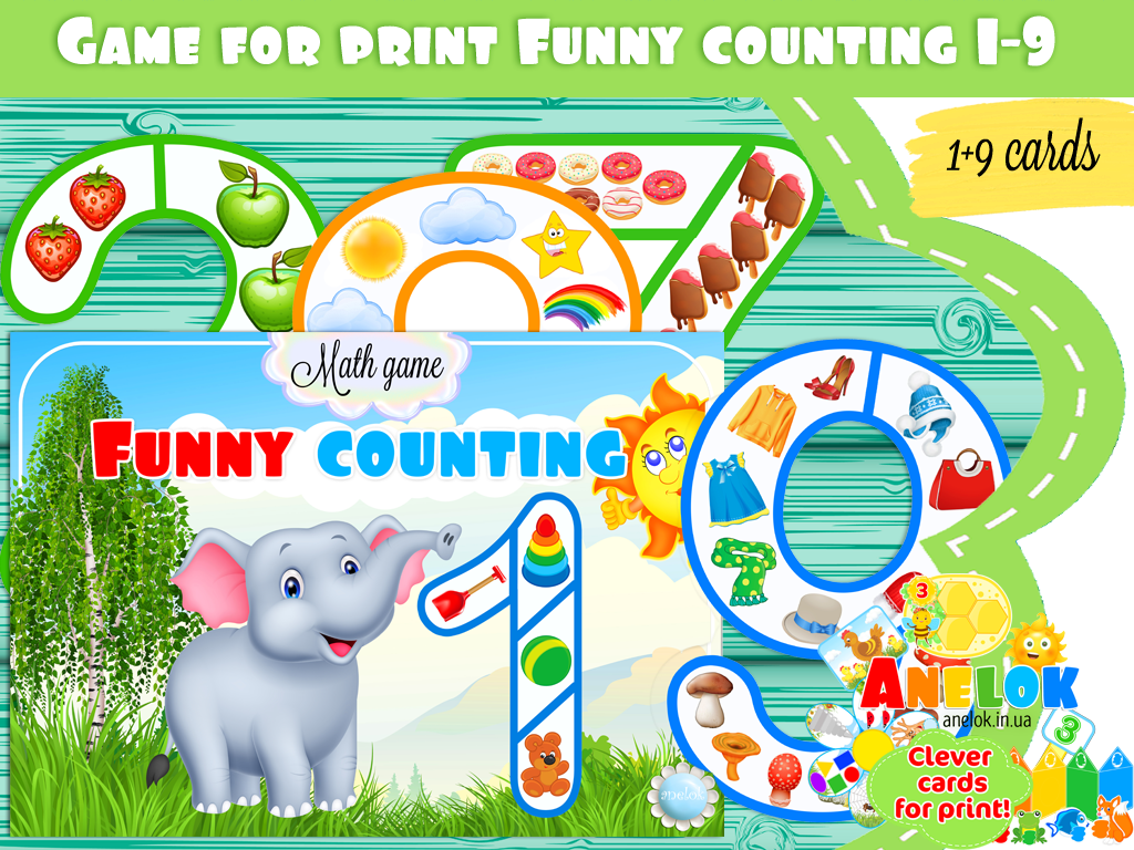 Math game Funny counting