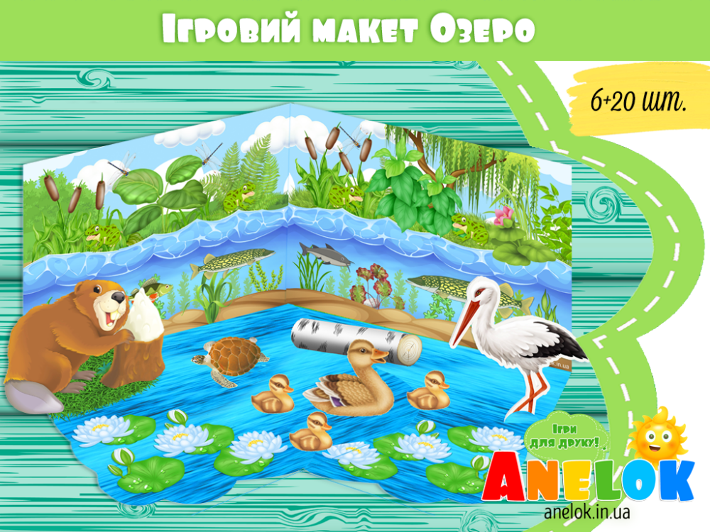 Макет екосистеми Озеро Анелок