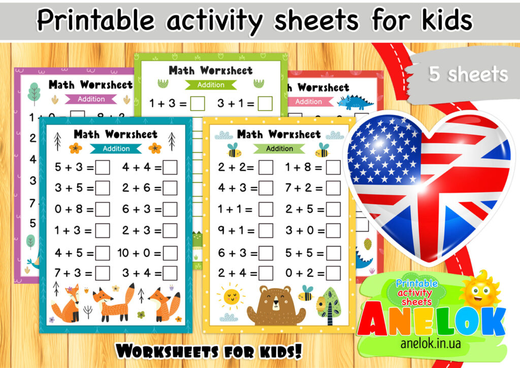 Math Worksheets (Addition)