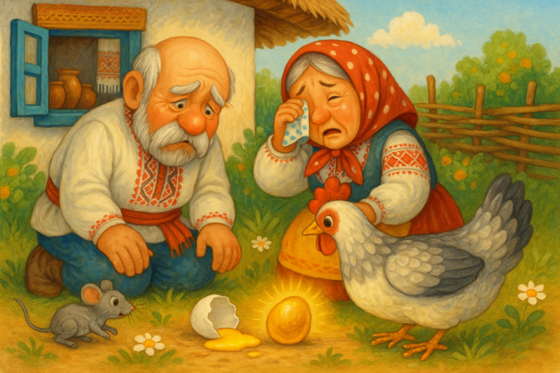 Українська народна казка Курочка Ряба