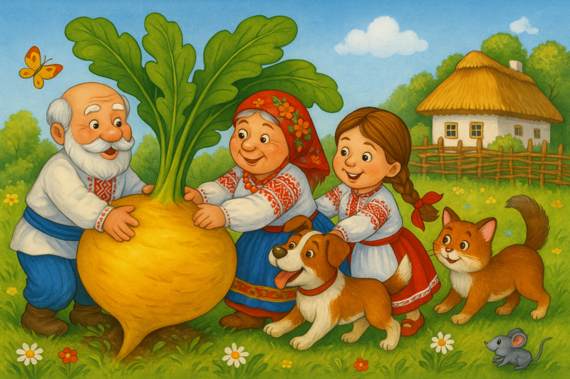 Українська народна казка Ріпка